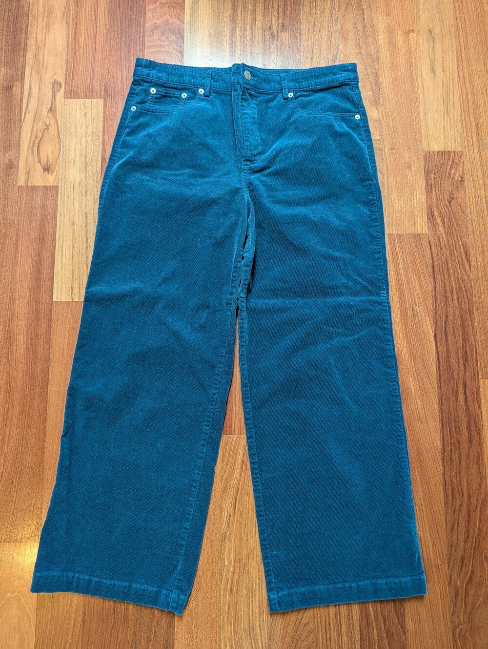 J Crew Wide Leg Corduroy Pants Sz 31